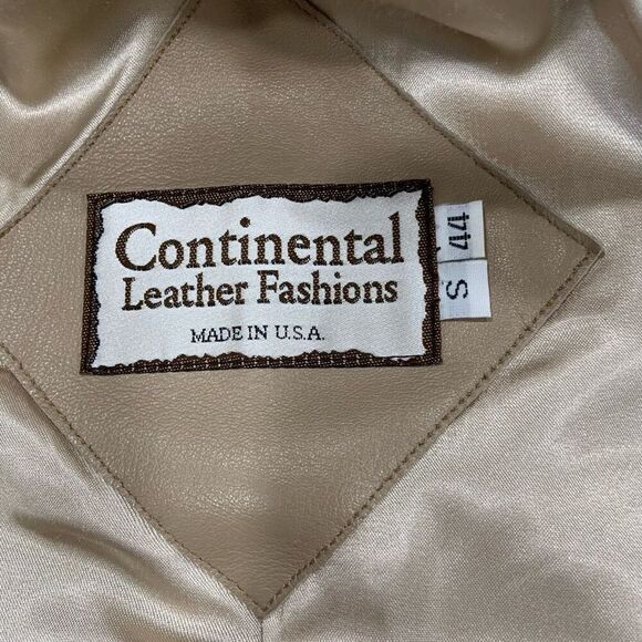 CONTINENTAL LEATHER FASHIONS Leather Western Style Jacket (Sz 44S) - Picture 7 of 12